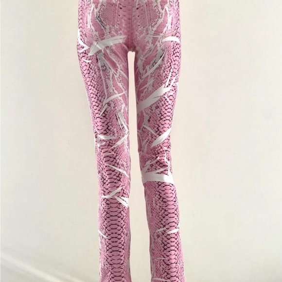 Vintage Just Cavalli Snake Print Jeans - Picture 6 of 7